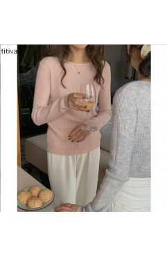 titivate巨温柔B入慵懒风毛衣女装2021新款针织毛衣